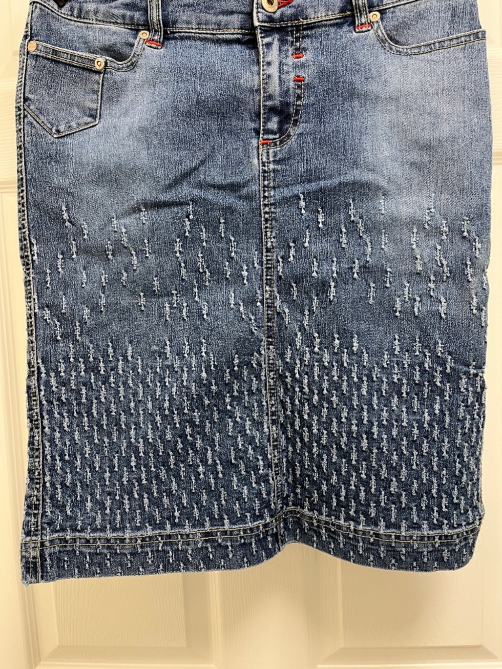 Eckored Women's Denim Vest (M/M/M) and Skirt 7 - Picture 8 of 15
